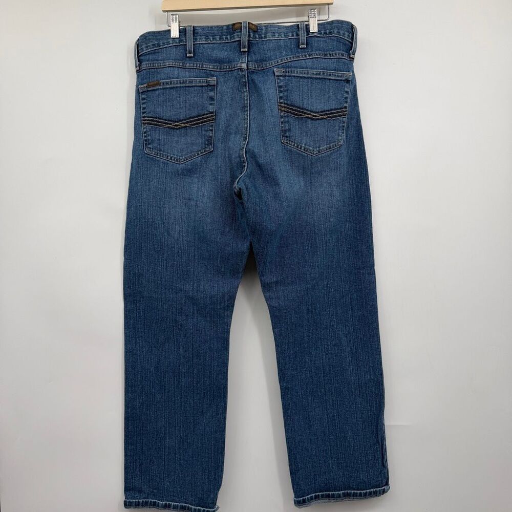 Ariat Blue Cotton Denim M2 Traditional Relaxed Boot Cut Jeans Size 36x30 - Picture 7 of 14